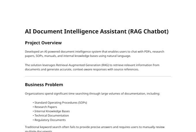 build an ai chatbot that can chat with your pdfs and documents